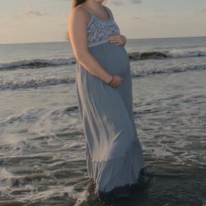 Dusk Blue Maxi Dress